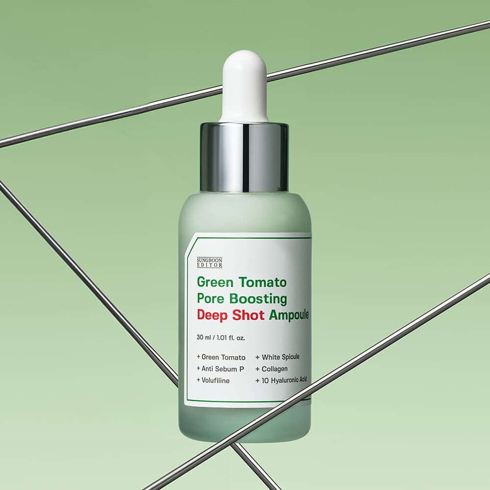 SUNGBOON EDITOR Green Tomato Pore Boosting Deep Shot Ampoule 30ml