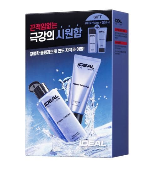 Ideal for Men Power Cooling After Shave 2P Set