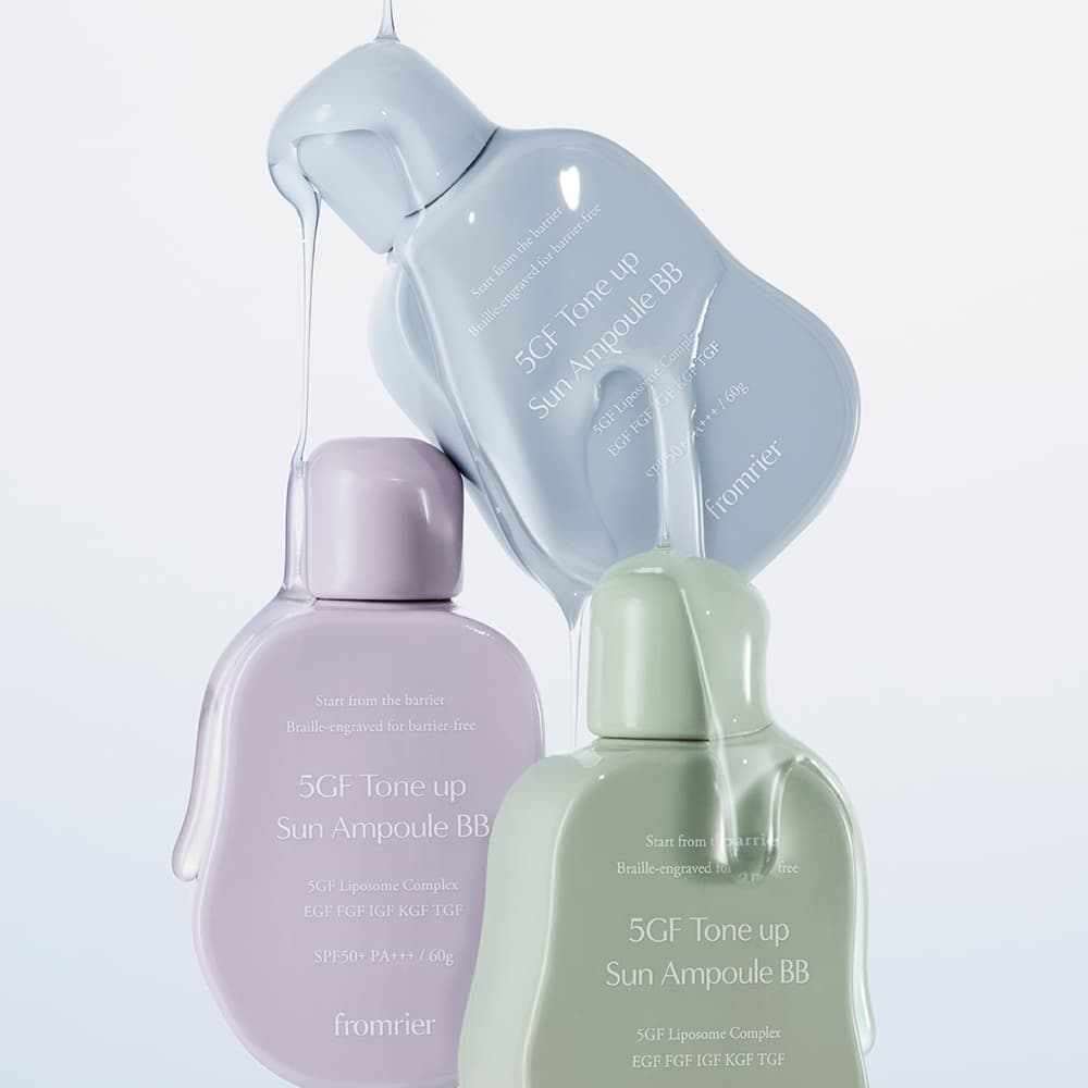 FROMRIER 5GF Tone Up Sun Ampoule BB #Teal Blue 56ml