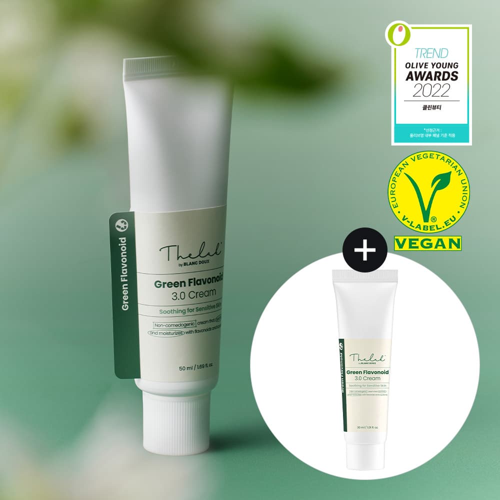 THE LAB by blanc doux Green Flavonoid 3.0 Cream 50mL+30mL Special Set 