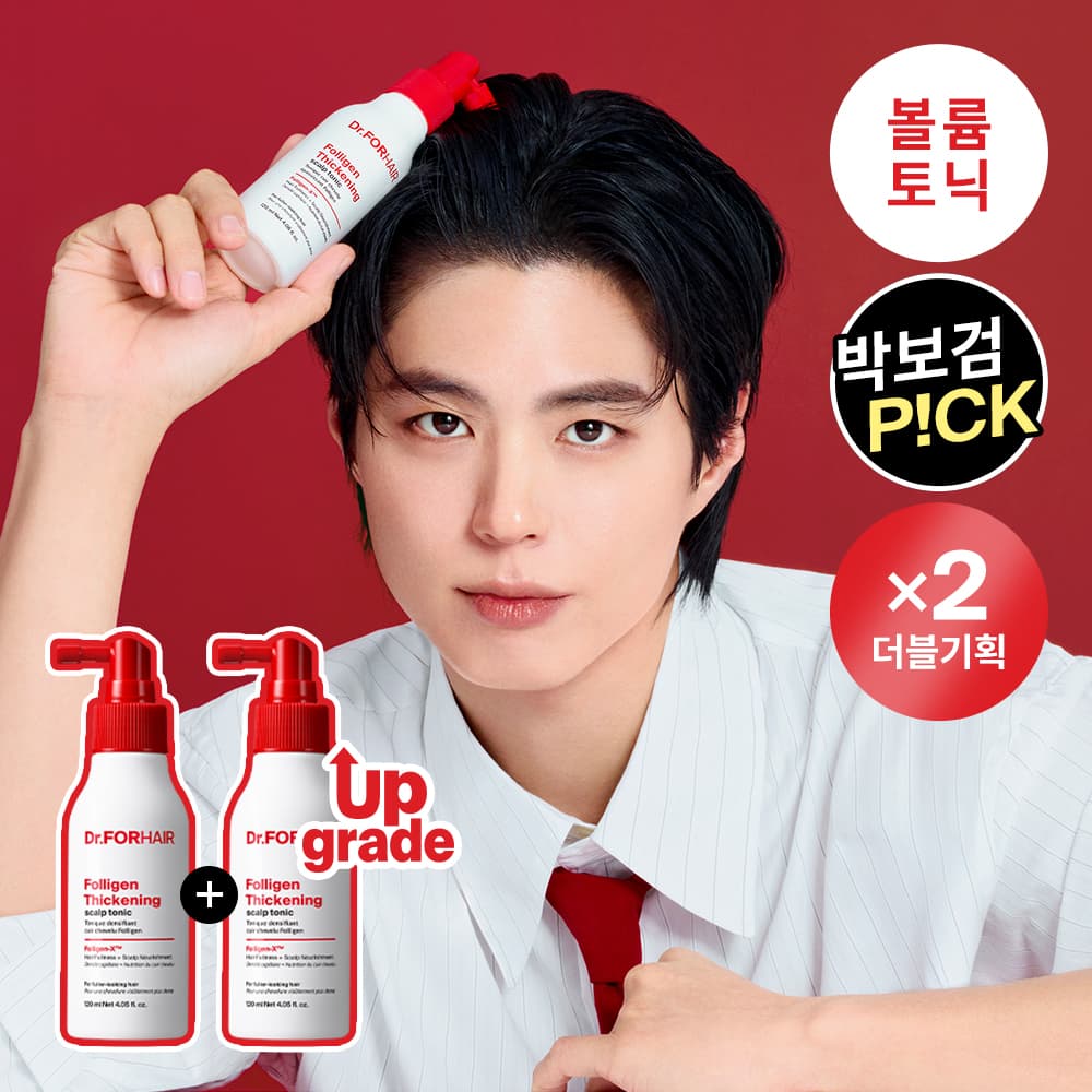 Dr.FORHAIR Folligen Thickening Scalp Tonic 120ml Double Pack