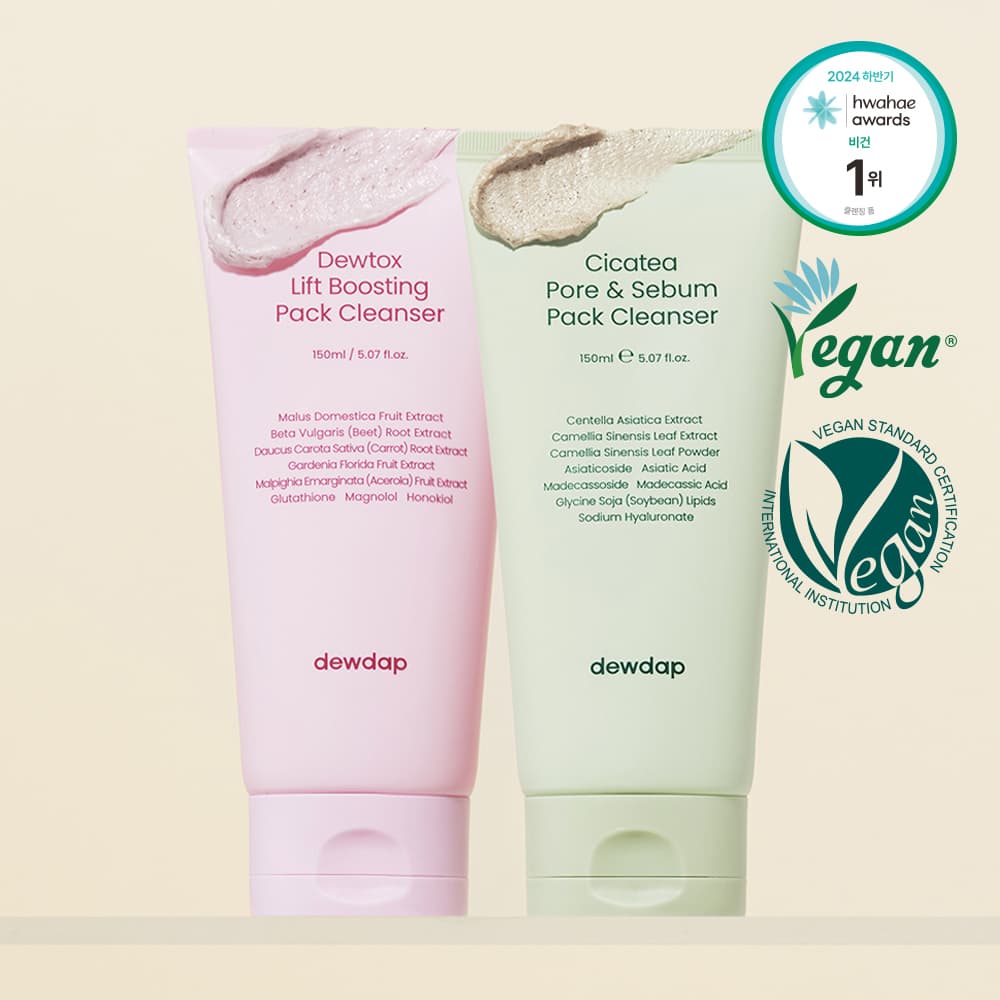 dewdap Dewtox Lift Boosting Pack Cleanser 150ml