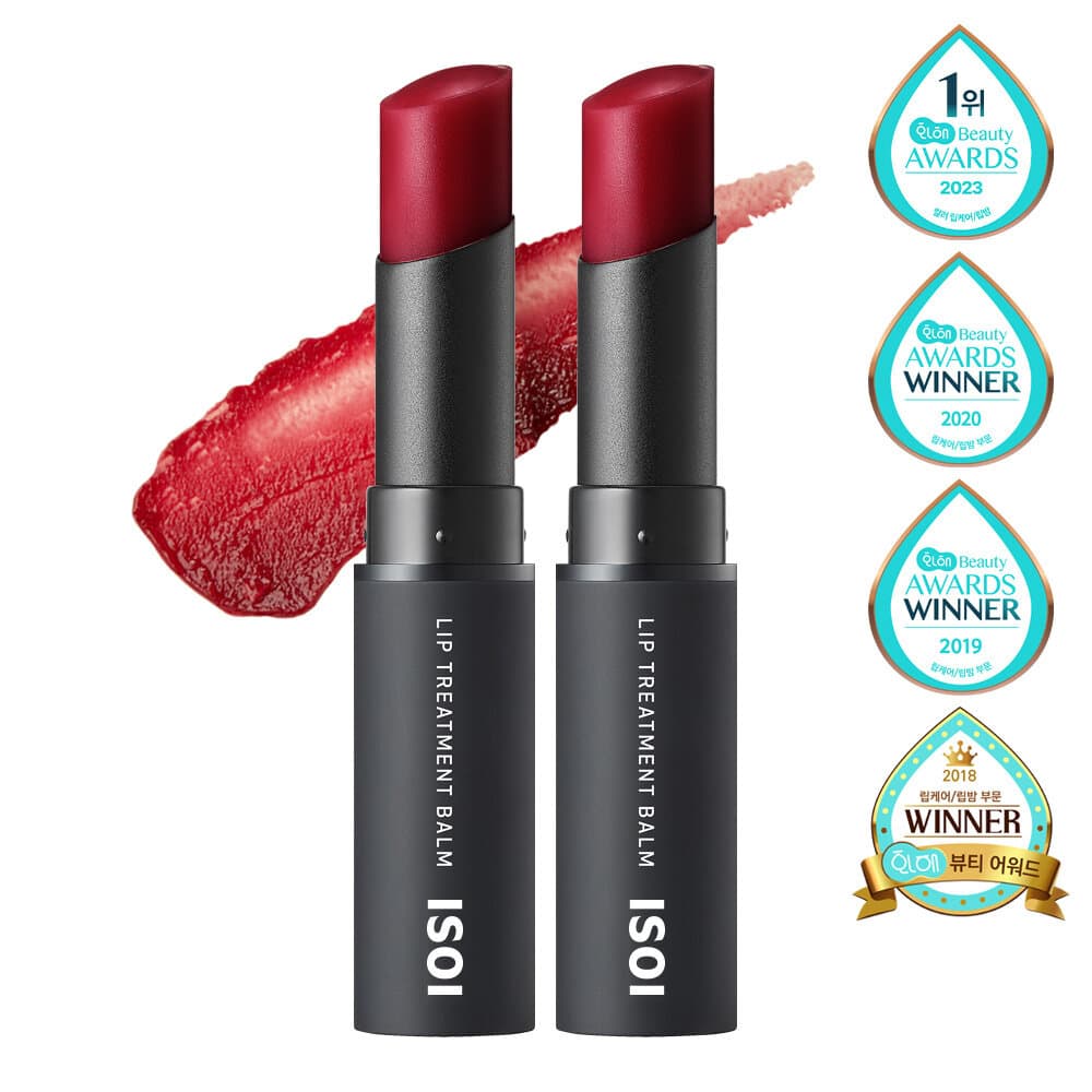 ISOI Lip Treatment Balm (Pure Red) Double Set