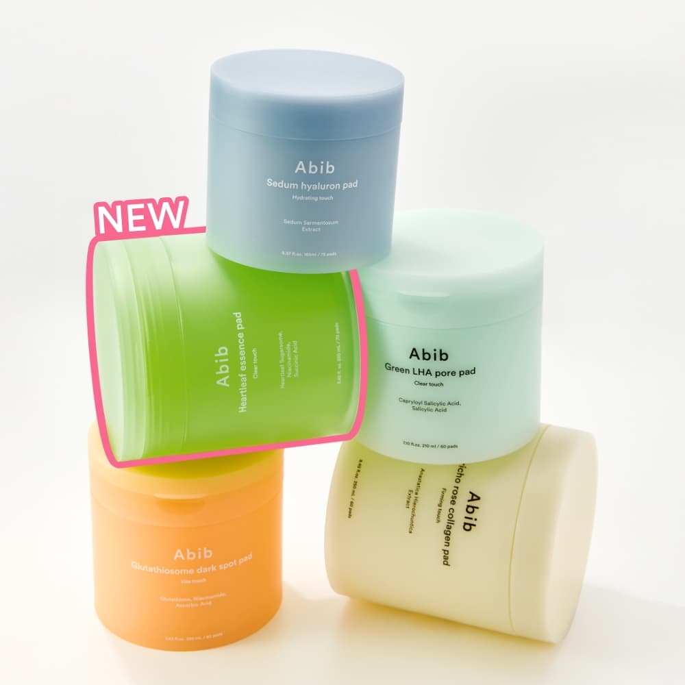 Abib Toner Pads (Heartleaf / Sedum / Jericho Rose / Glutathione / LHA)
