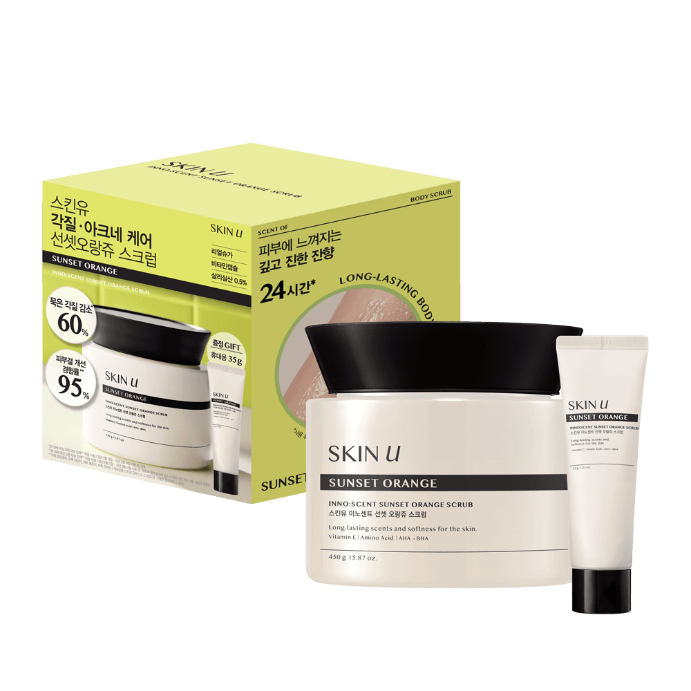 Skin U Inno-scent Sunset Orange Scrub 450g (+35g)