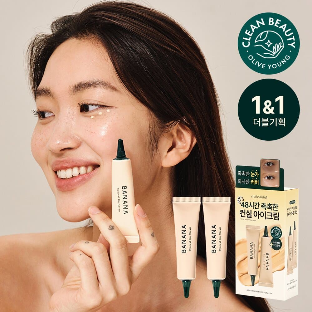 [OY Exclusive] shaishaishai Banana Conceal Eye Cream 15g Double Pack