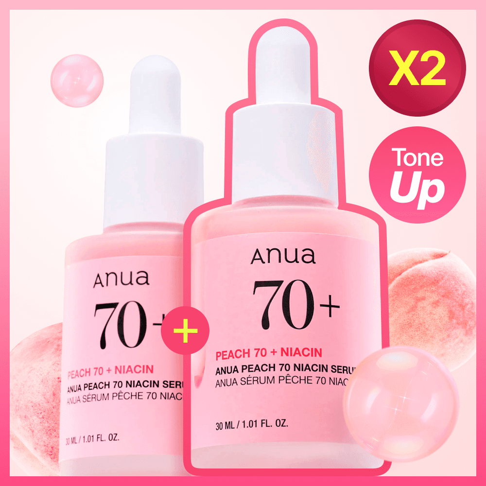Anua Peach 70 Niacin Serum 30ml double set
