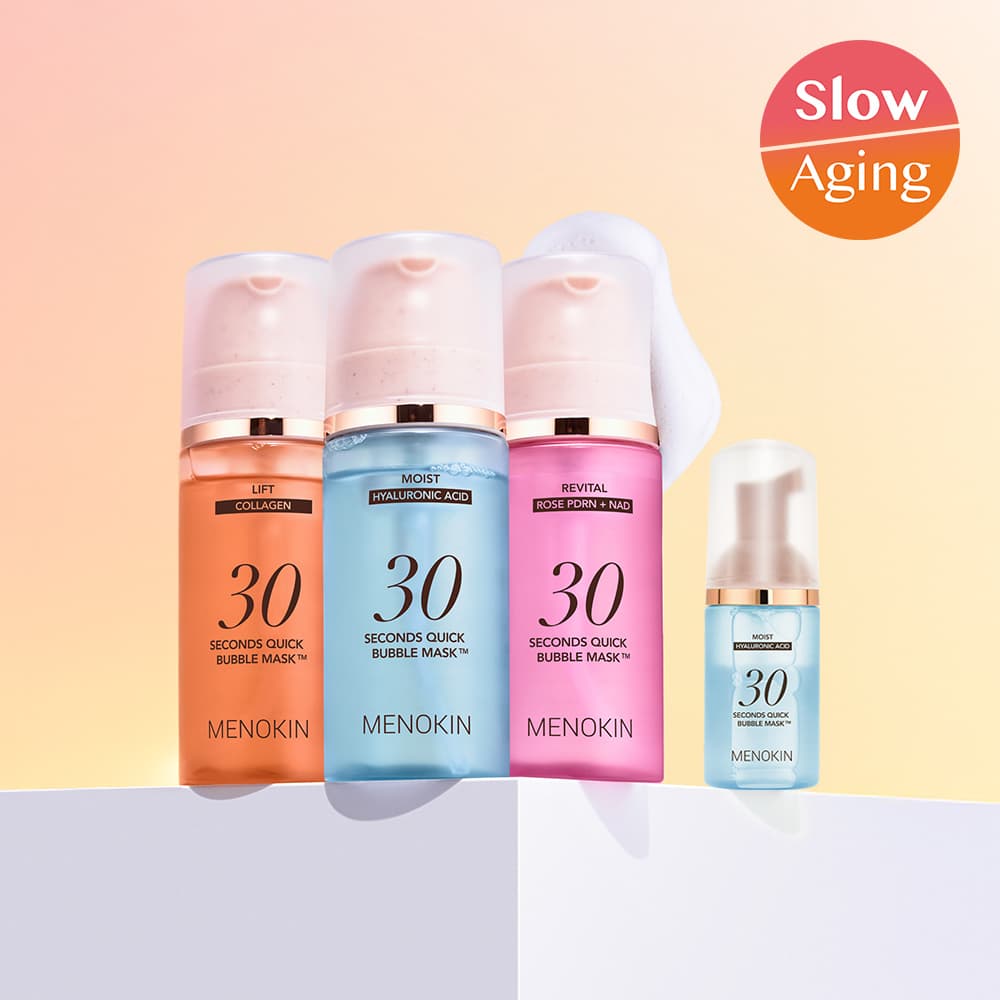 MENOKIN 30 Seconds Quick Bubble Mask Set