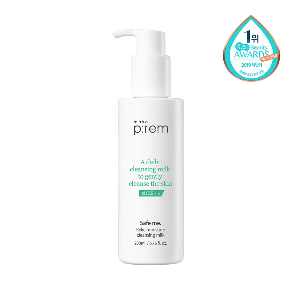 Make P:rem Safe Me Relief Moisture Cleansing Milk (200ml/500ml)