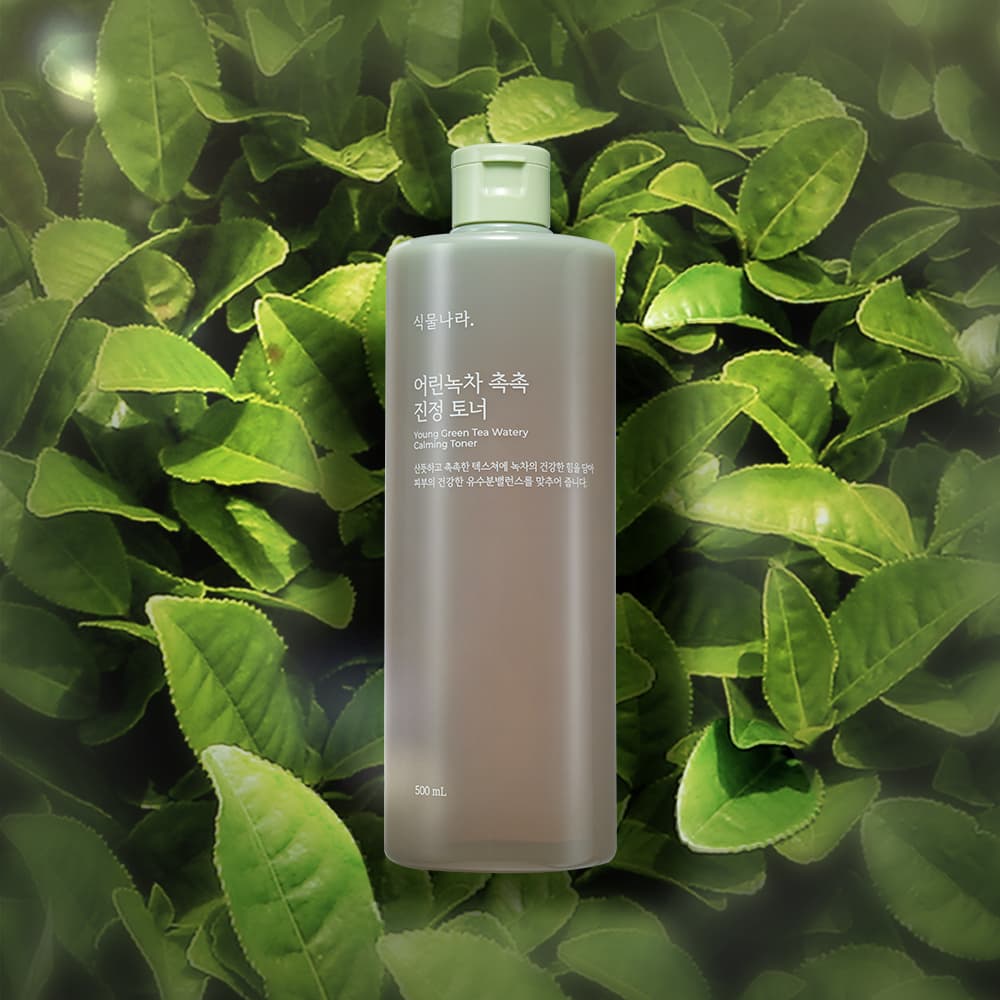Shingmulnara Young Green Tea Watery Calming Toner 500mL