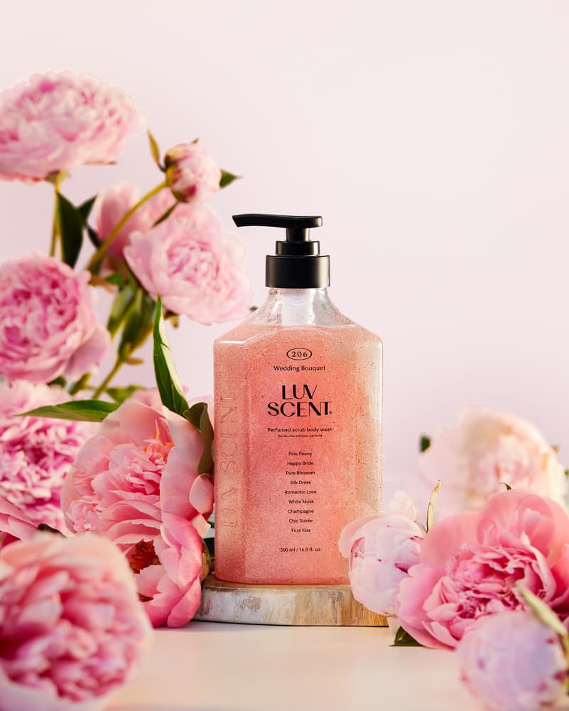 LUV SCENT Perfumed Scrub Body Wash 500ml (4 Options)