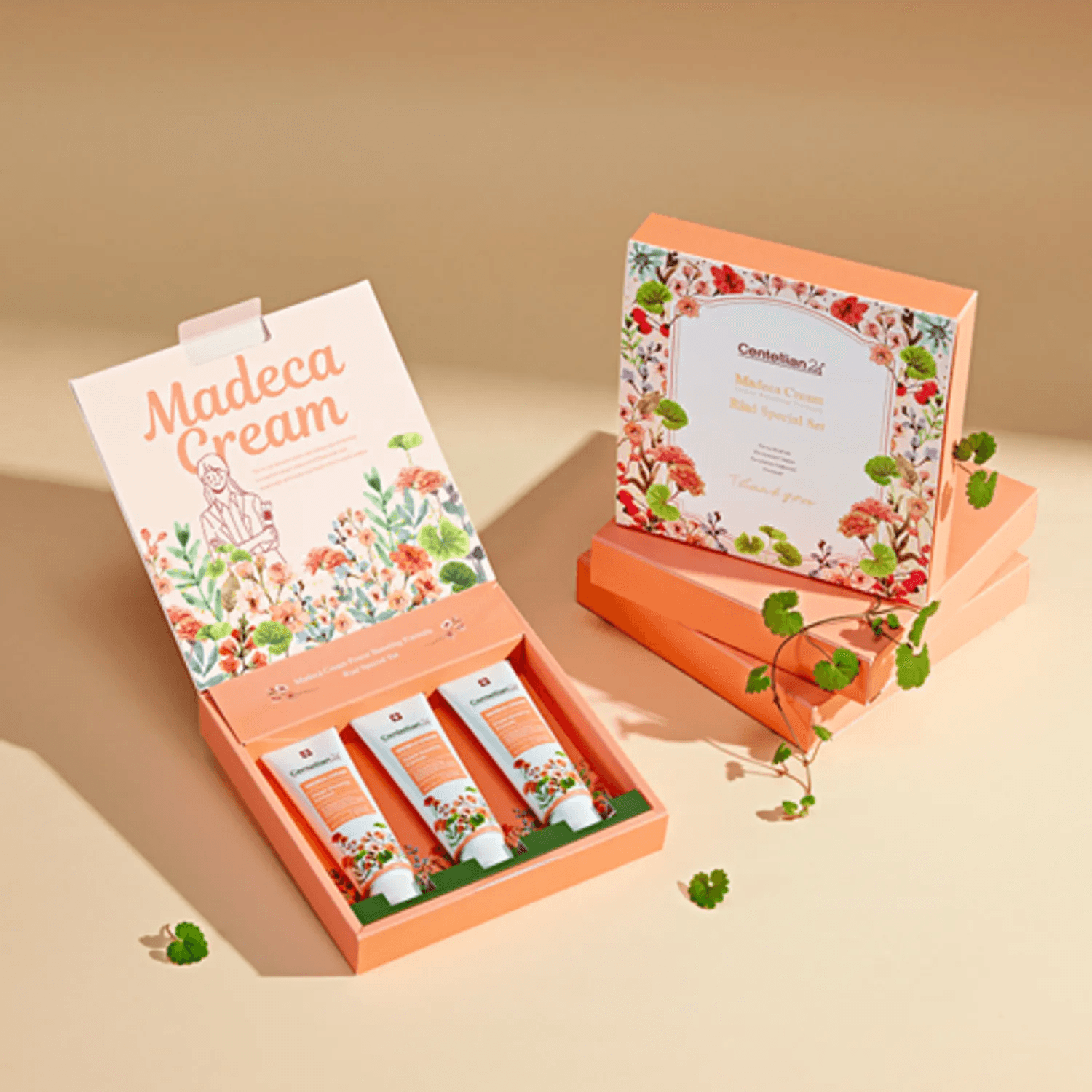 Centellian24 Madeca Cream Power Boosting Formula 50ml Triple Set (Riad Gift)