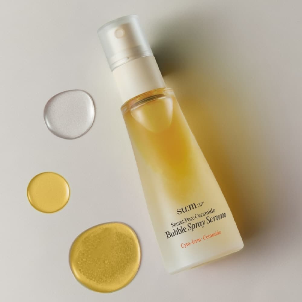 SUM37 Secret Pore Ceramide Bubble Spray Serum 60ml+60ml Set