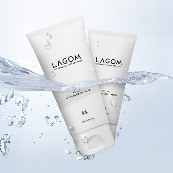 Lagom Cellup Micro Foam Cleanser 120ml*2ea