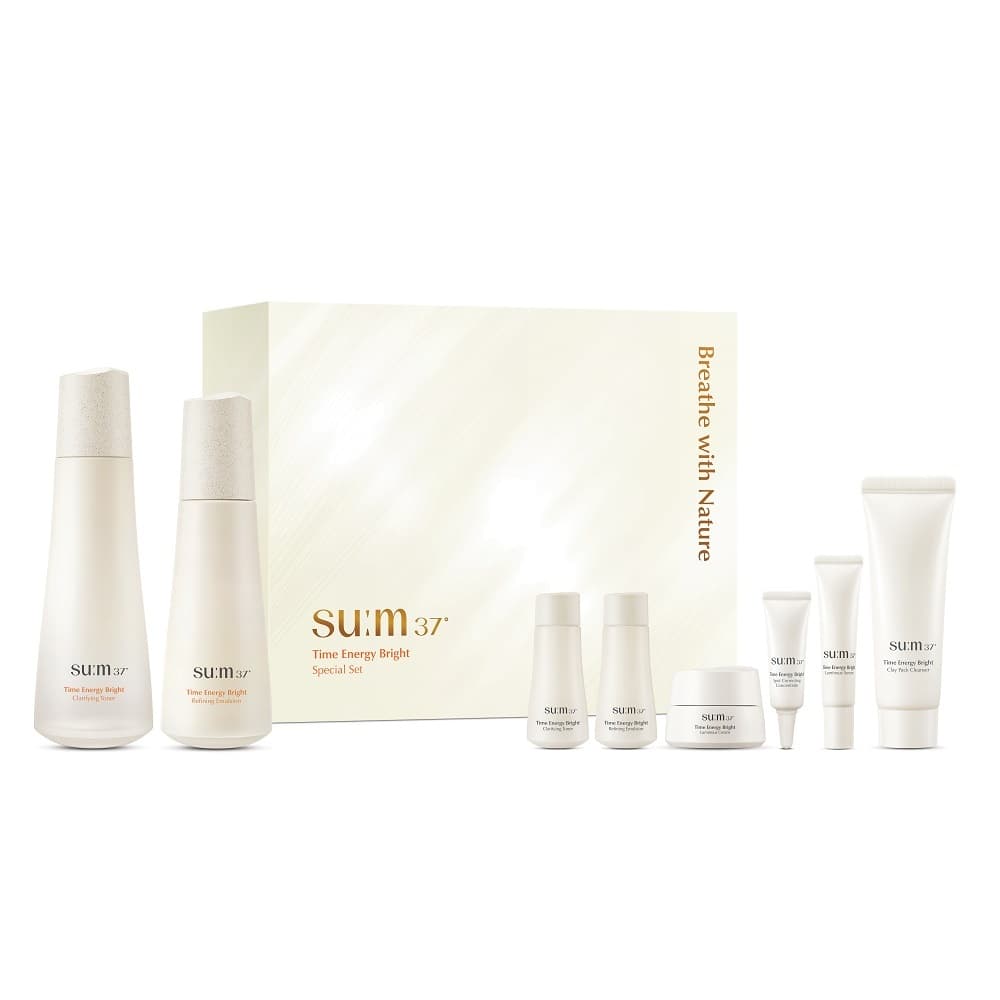 SUM37 Time Energy Bright Basic Skincare Special Set (Toner 170ml+Emulsion 120ml)