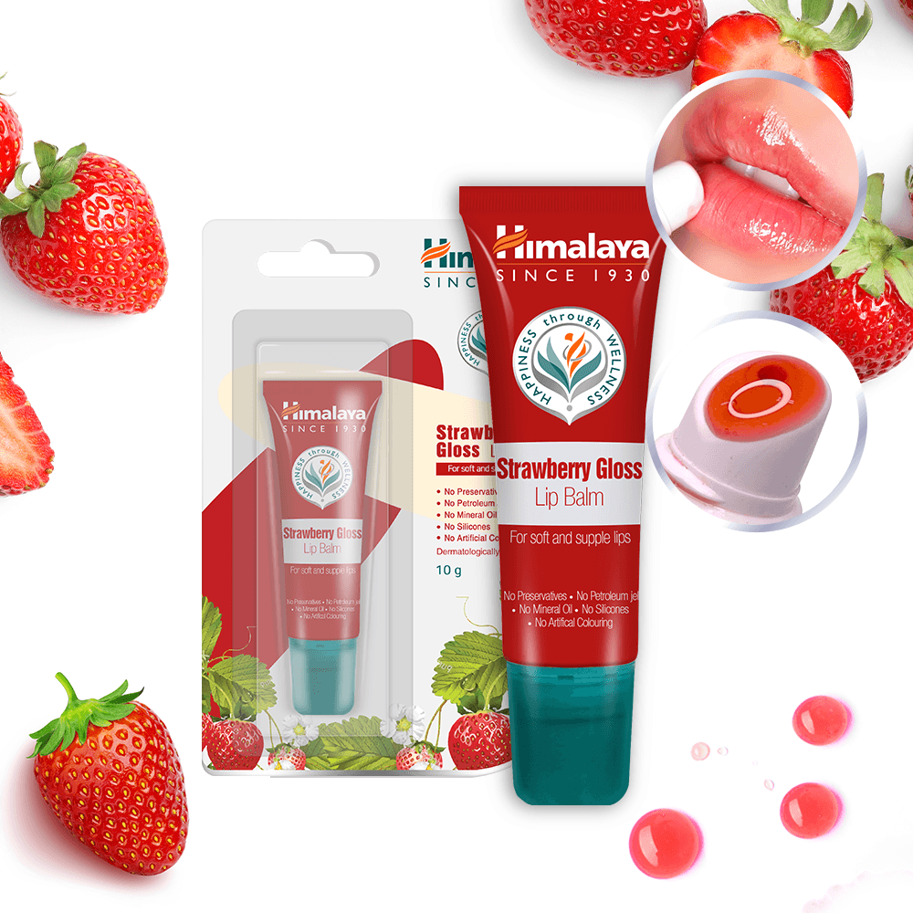 Himalaya Strawberry Gloss Lip Balm 10g