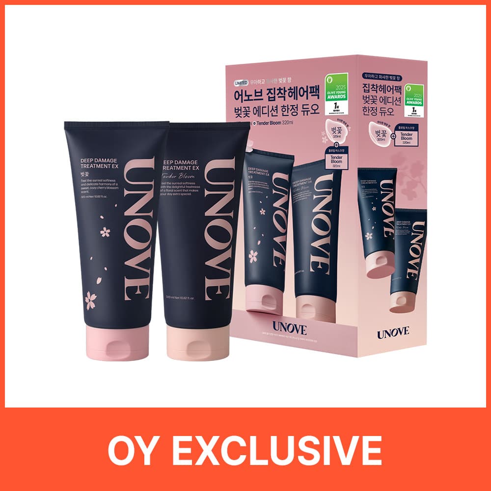 UNOVE Deep Damage Treatment EX 320mL Double Pack (4 Options)