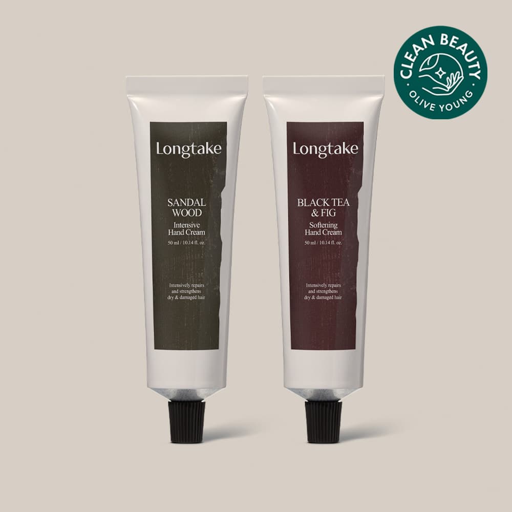 Longtake Hand Cream 50mL (Sandalwood/Black Tea & Fig)
