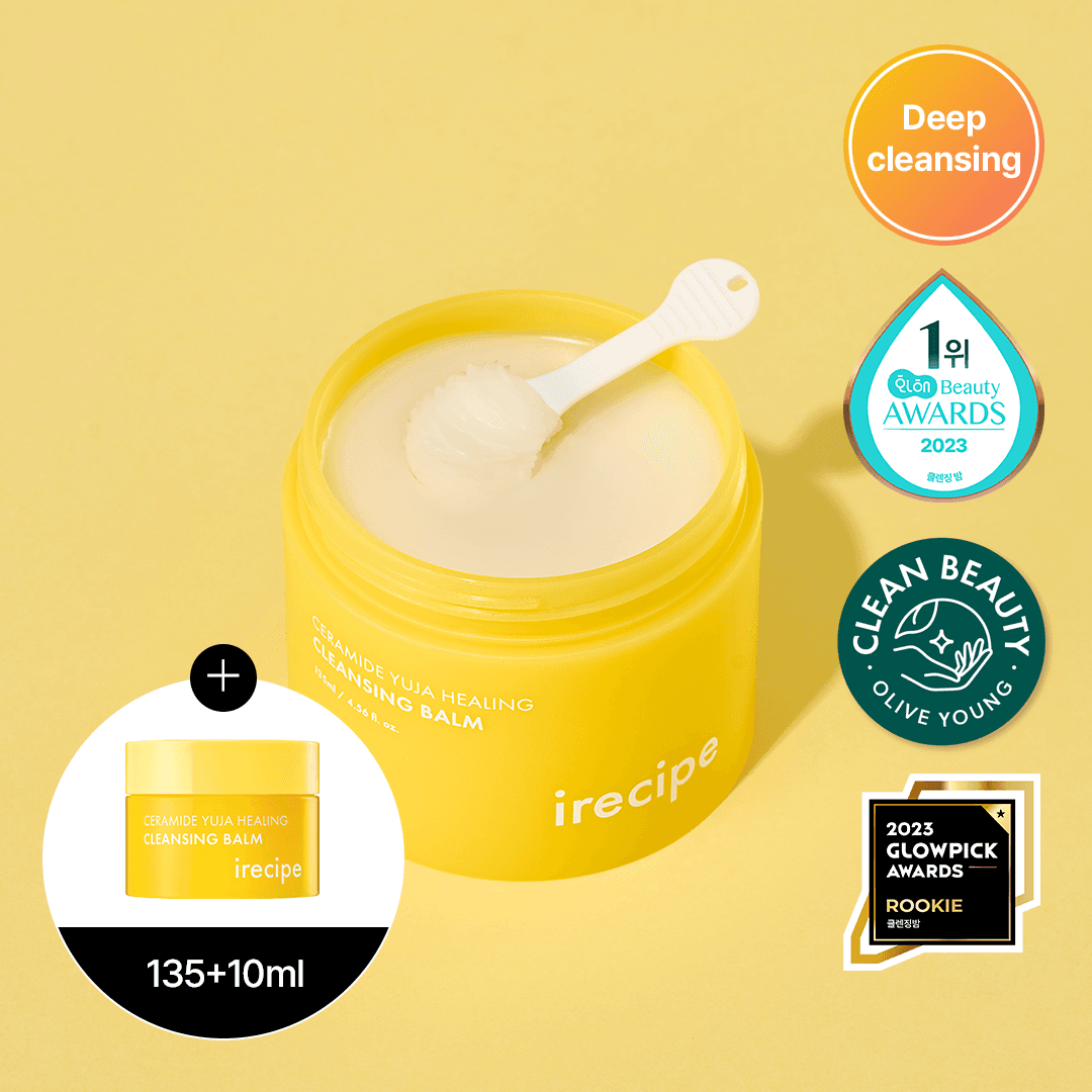 irecipe Ceramide Yuja Healing Cleansing Balm 120g Set (+10g)