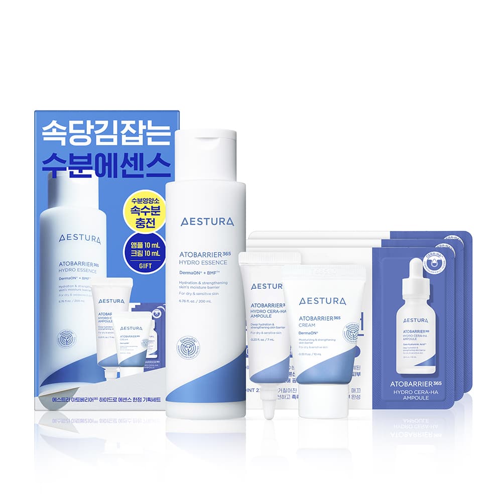 AESTURA Atobarrier 365 Hydro Essence 200mL Special Set (+Cream 10ml+Cera-Hyal  Ampoule 10ml)