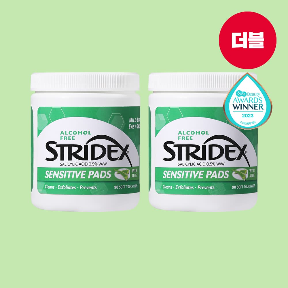 STRIDEX Sensitive Pad 90P Double Pack