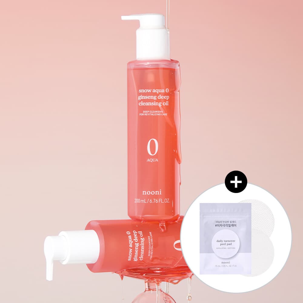 nooni Snow Aqua Zero Ginseng Deep Cleansing Oil (200ml)