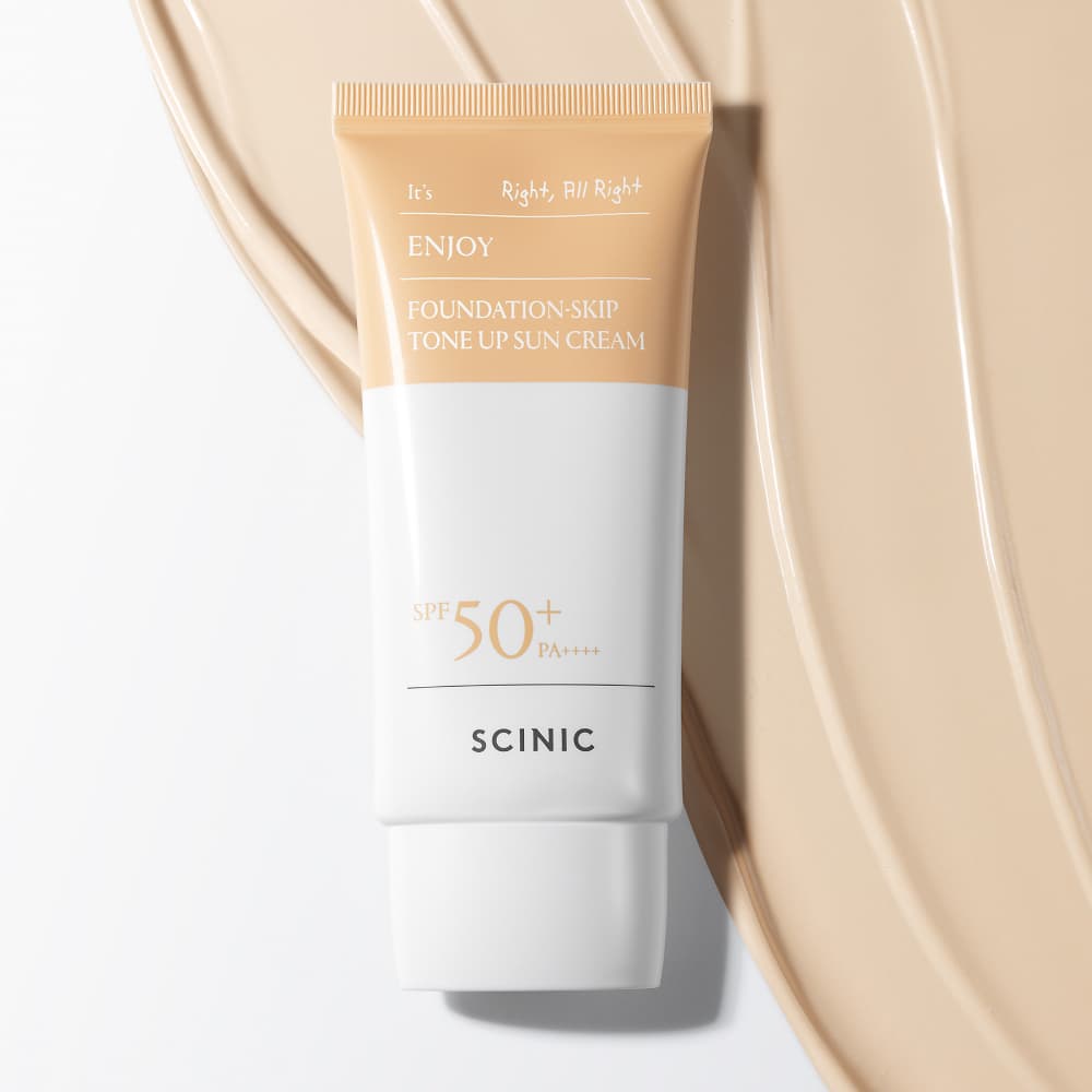 Scinic Enjoy Foundation-Skin Tone Up Sun Cream 50g