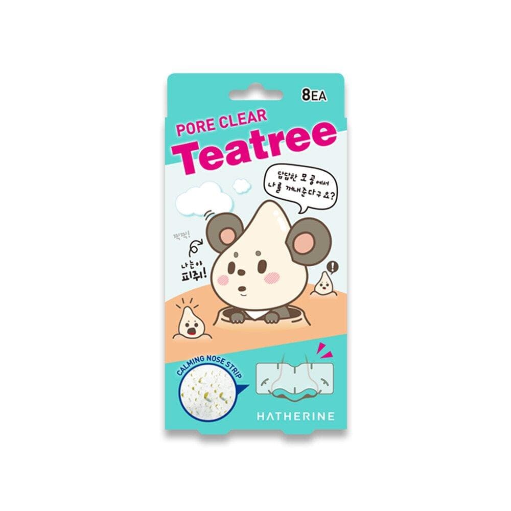 HATHERINE Tea Tree Nose Strip 8EA