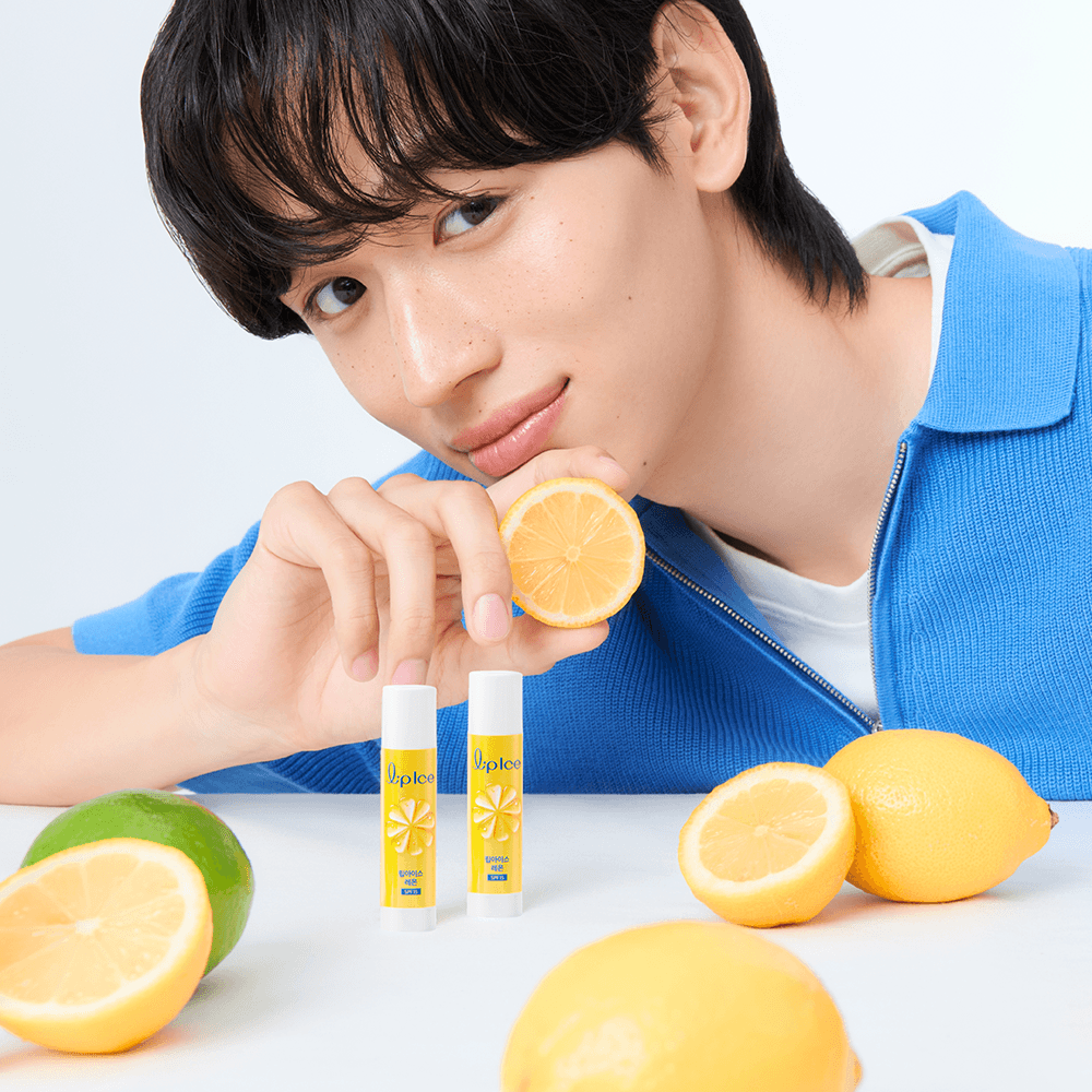 MENTHOLATUM Lip Ice Lip Balm 3.5g #Lemon