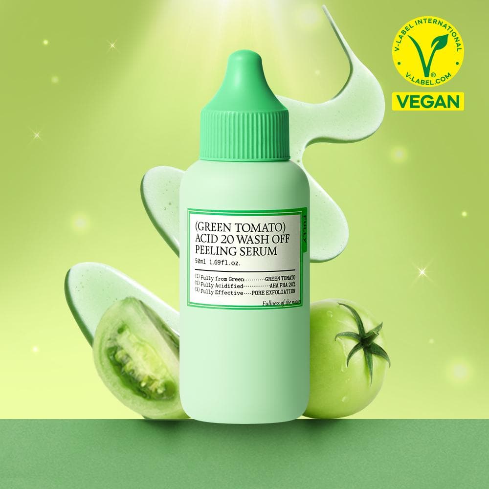 fully Green Tomato Acid 20 Wash Off Peeling Serum 50ml