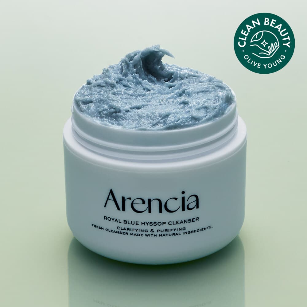 Arencia Blue Hyssop Rice Mochi Cleanser 120g