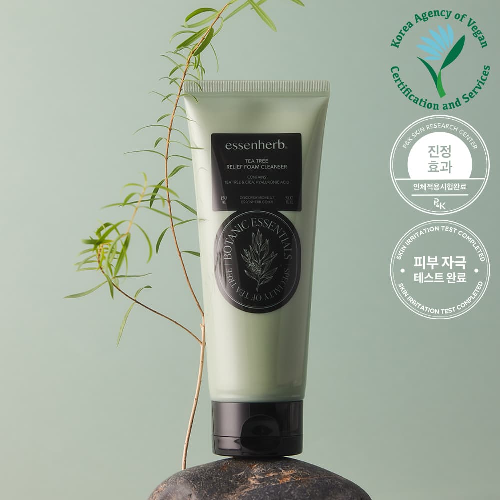 essenHERB Tea Tree Relief Foam Cleanser 150ml