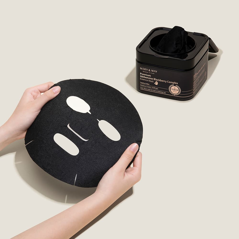 Mary&May Premium Idebenone Blackberry Complex Essence Mask 20P / 250g