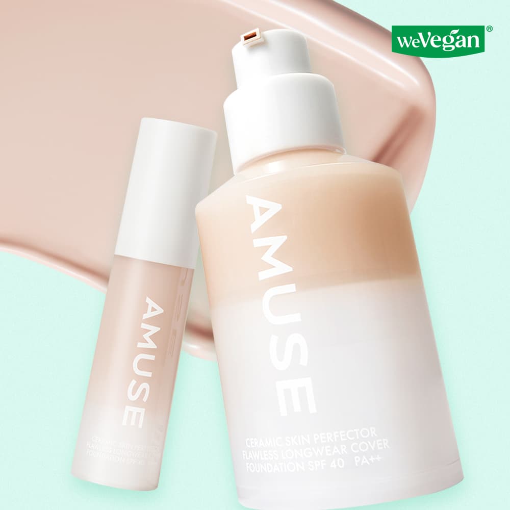 AMUSE Ceramic Skin Perfector Foundation 30ml/15ml