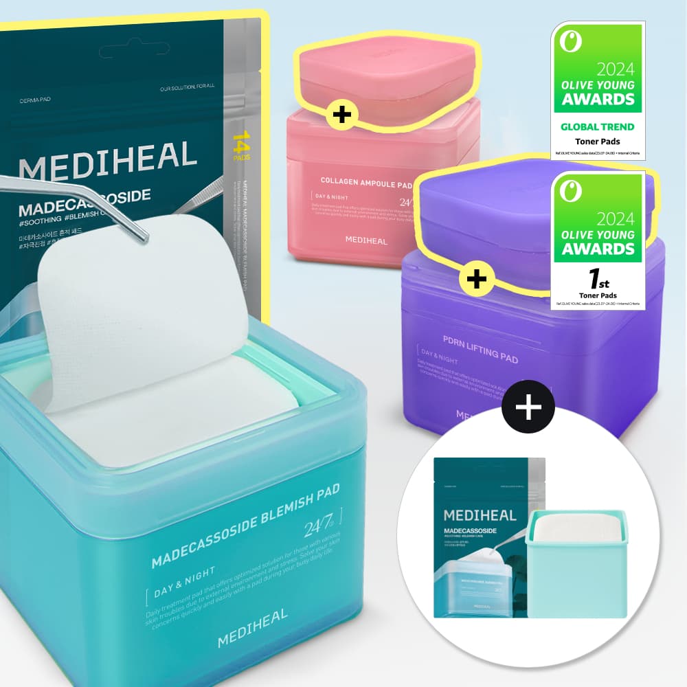 MEDIHEAL Collagen Toner Pad 100+100 Pads Exclusive Gift Edition