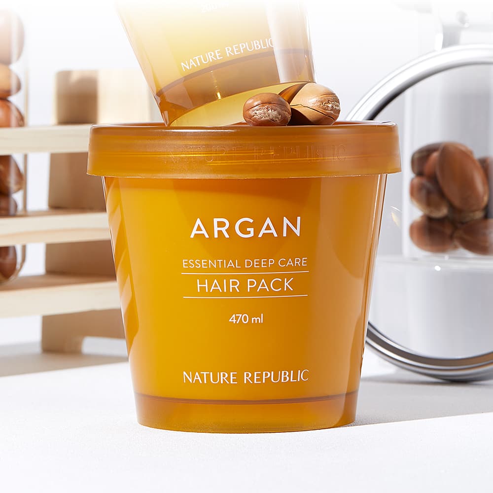 NATURE REPUBLIC Argan Essential Deep Care Hair Pack 470ml