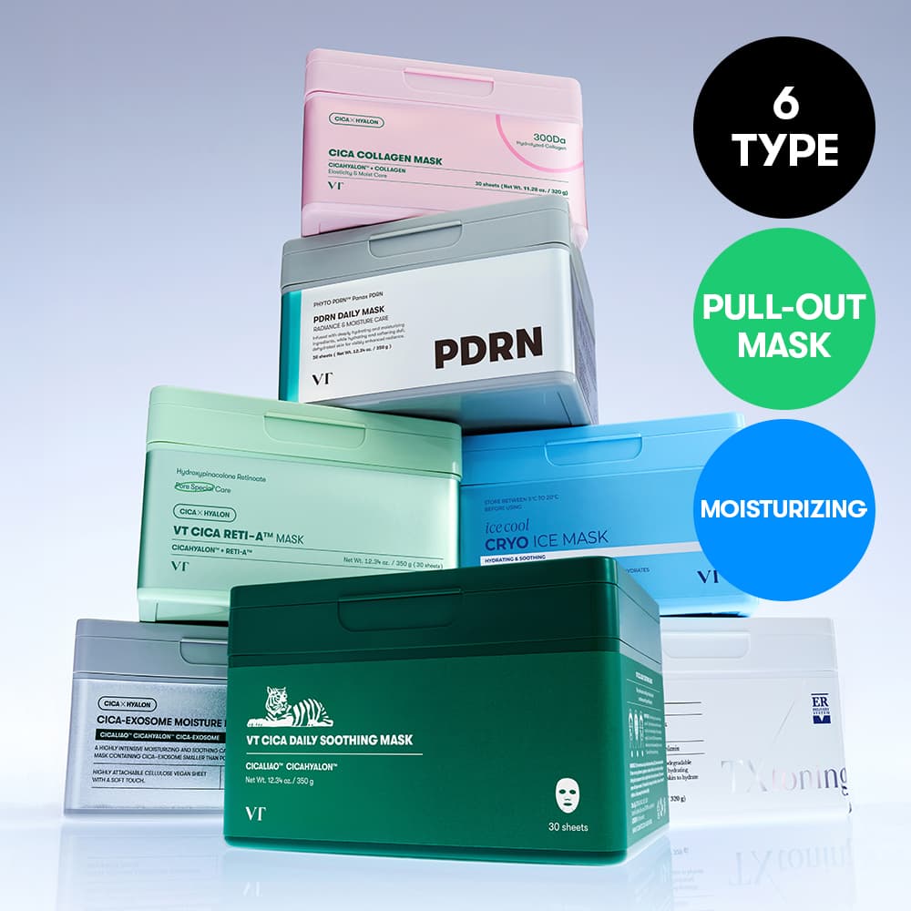 VT Cica Daily Soothing Mask Sheet 30 Sheets