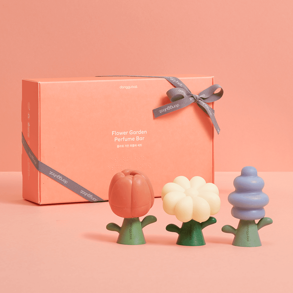 Donggubat Flower Garden Perfume Bar Gift Set Diffuser All-in-One Soap