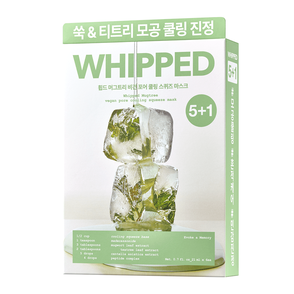 Whipped Mugtree Vegan Pore Coolilng Squeeze Mask Sheet 1ea