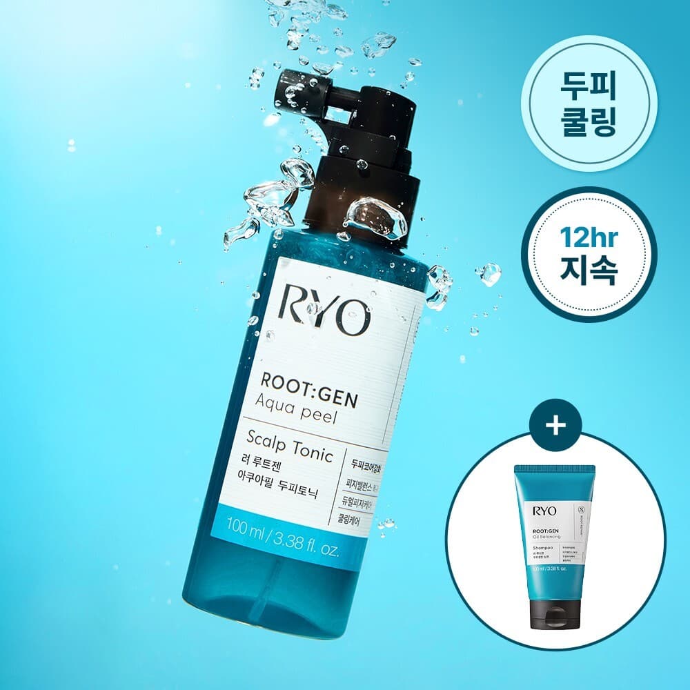 Ryo Root:Gen Aqua Peel Scalp Tonic 100ml Set (+50ml)