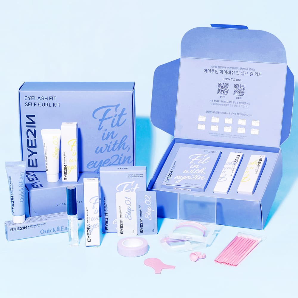 EYE2IN Eyelash Fit Self Curl Kit 10 Uses (Glue/Lash Balm)