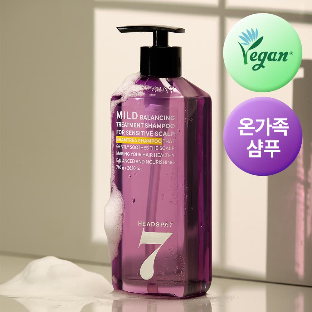 HEADSPA7 Mild Balancing Treatment Shampoo 740g