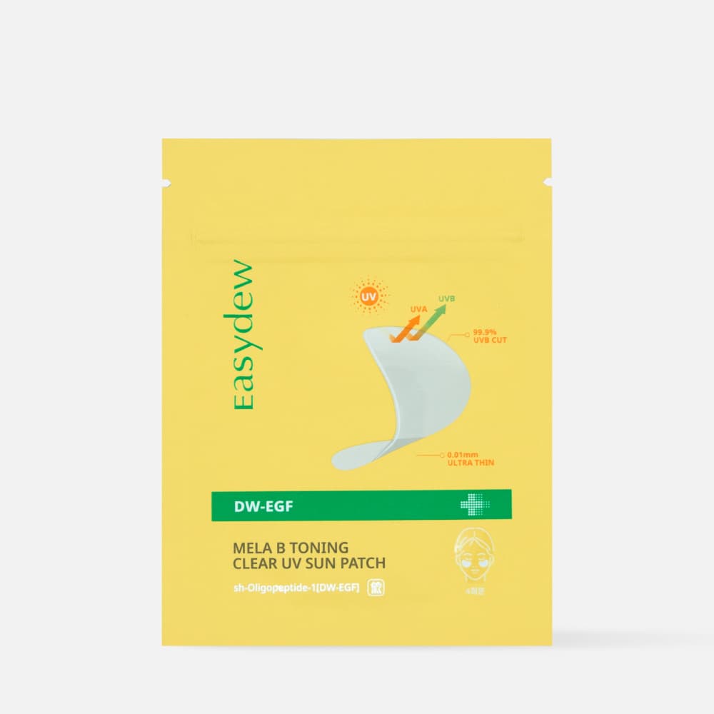 easydew Mela B Toning Clear UV Sun Patch 4 Servings