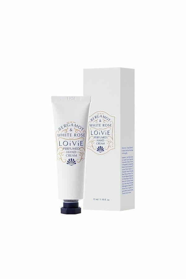 LOiViE Bergamot & White Rose Perfumed Hand Cream 35mL (Reformulated)