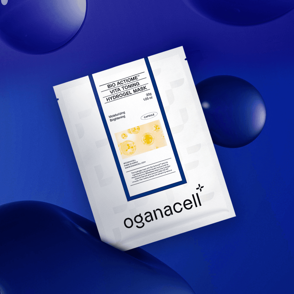 OGANACELL Bio Actiome Vita Tonning Hydrogel Mask Sheet 5ea