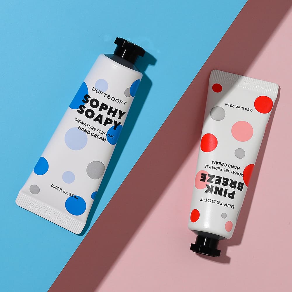 DUFT & DOFT Signature Perfume Hand Cream 25mL (SOAPY SOAPY / PINK BREEZE)