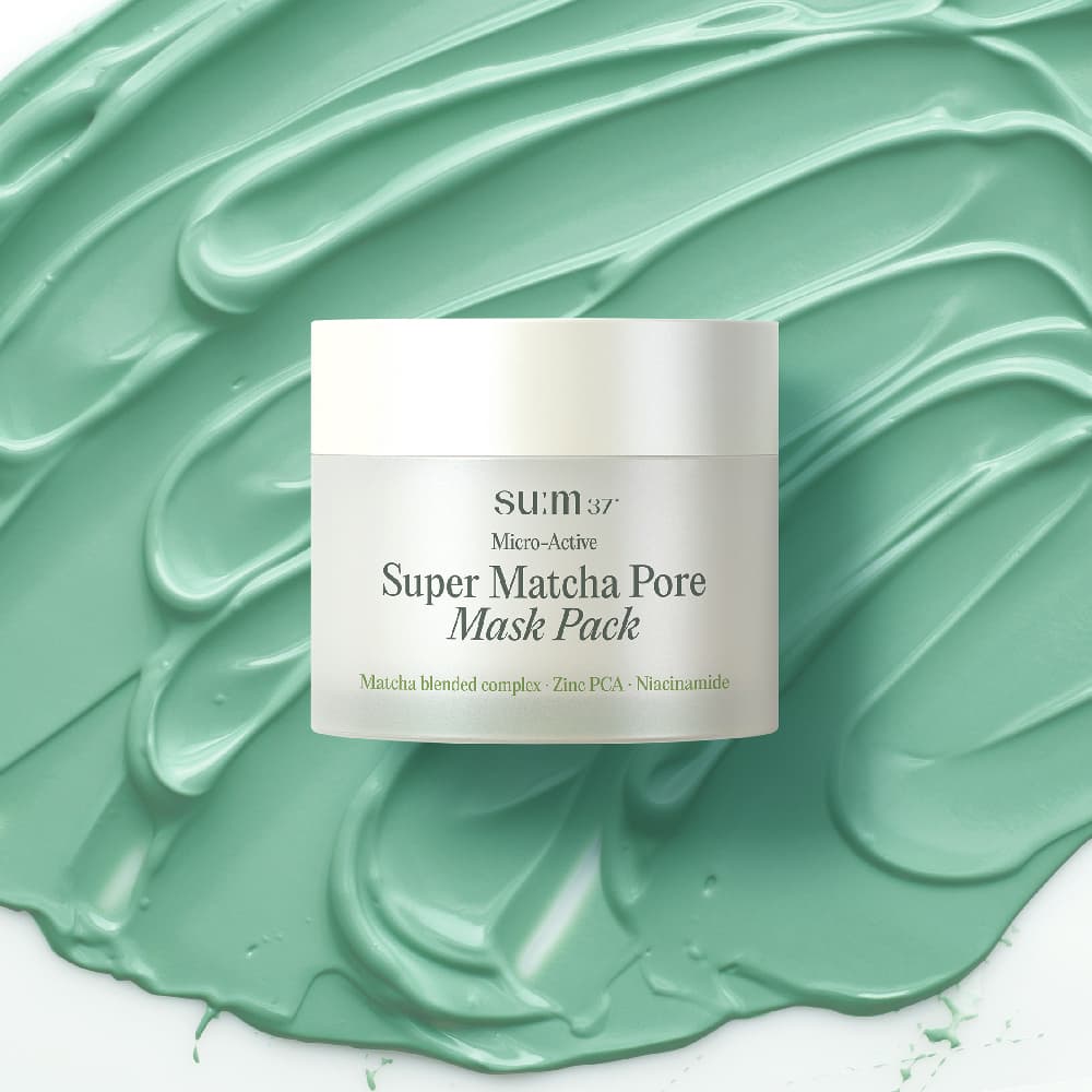 SUM37 Micro-Active Super Matcha Pore Mask Pack 100ml